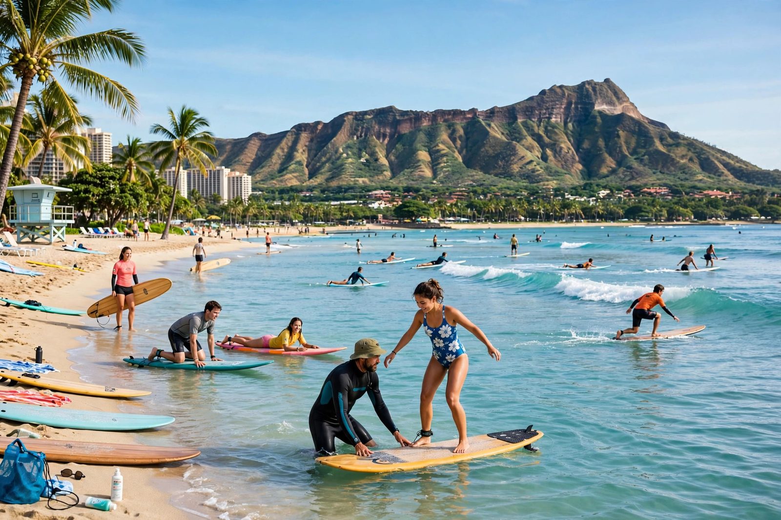 Best Surf Lessons in Waikiki for Beginners (2026): Hans Hedemann vs Ohana Surf Project vs Big Wave Dave